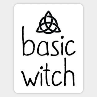 Basic Witch  - Black Sticker